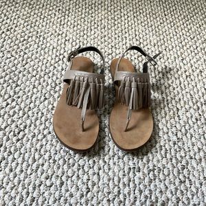 Rebecca Minkoff Erin Tassel Sandals in Sand
